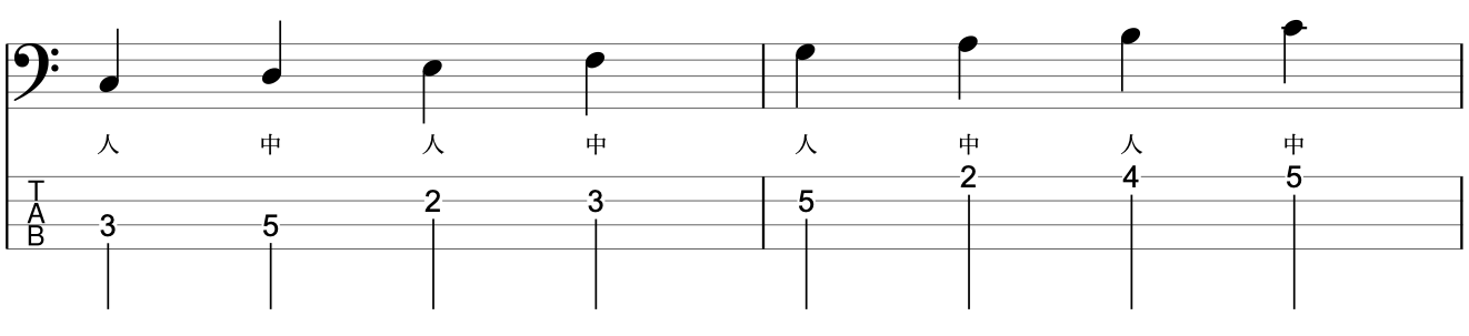 ドレミファソラシド オルタネイト
